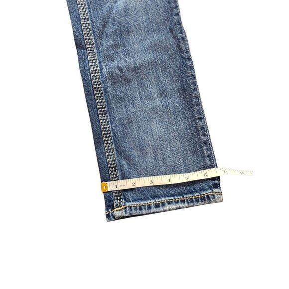 BKE 'Alec' mens straight leg jeans size 28x29* measured Distressed embroidered - Picture 6 of 9